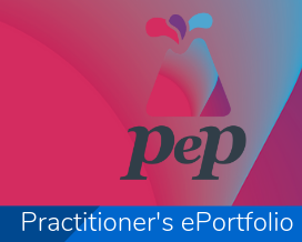 Links to information about the Practitioner's ePortfolio (PEP)